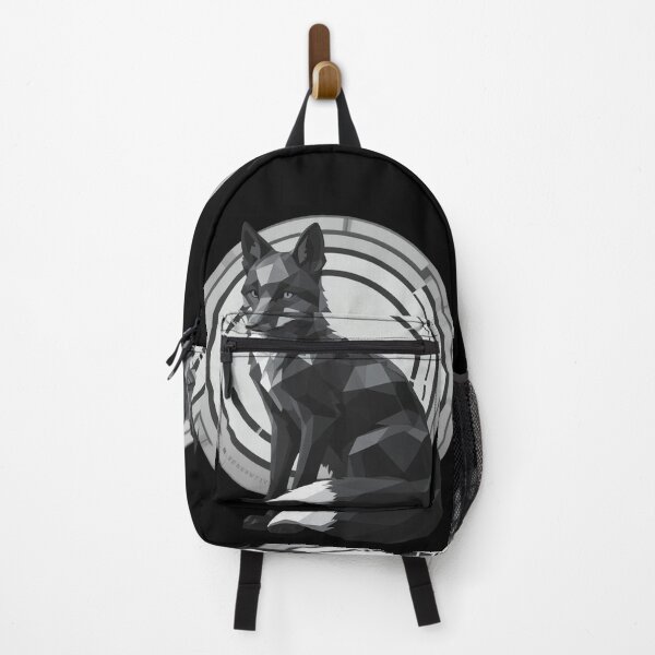 Item preview, Monochrome Polygon Fox – Geometric Minimalist Art designed and sold by PixelVibe782.