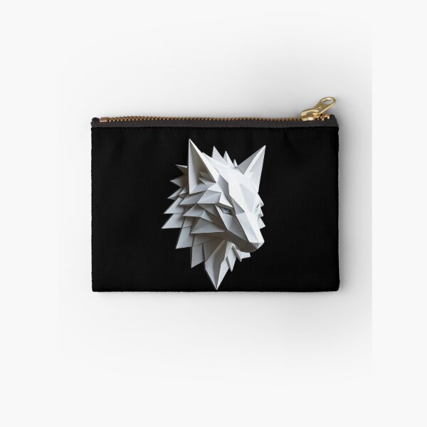 Item preview, Geometric Wolf Sculpture – Modern Minimalist Faceted Design designed and sold by PixelVibe782.
