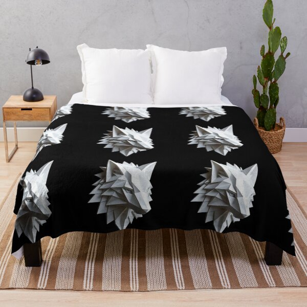 Item preview, Geometric Wolf Sculpture – Modern Minimalist Faceted Design designed and sold by PixelVibe782.