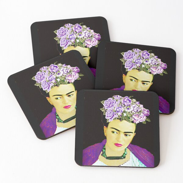 Item preview, Frida Kahlo Purple Roses designed and sold by FridaArtGallery.