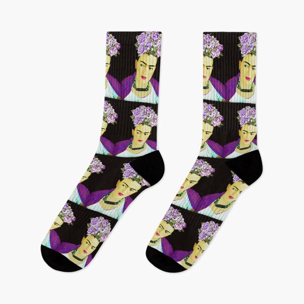 Item preview, Frida Kahlo Purple Roses designed and sold by FridaArtGallery.