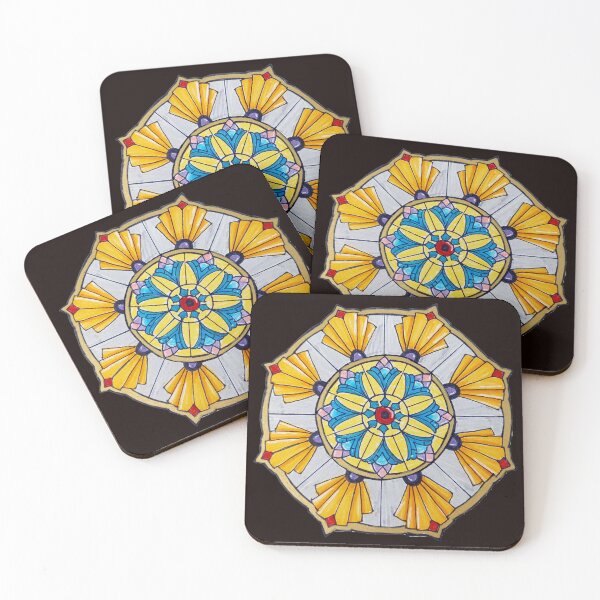 Item preview, art deco mandala designed and sold by Goozeling.