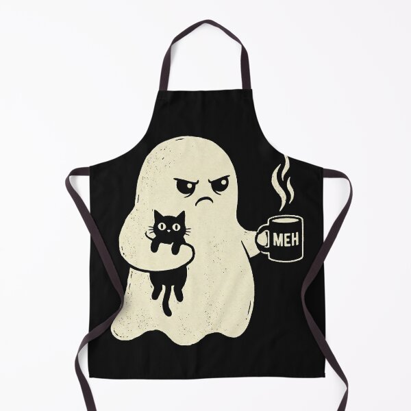 Item preview, Grumpy Ghost Cat & Coffee designed and sold by AdyKurniawan.