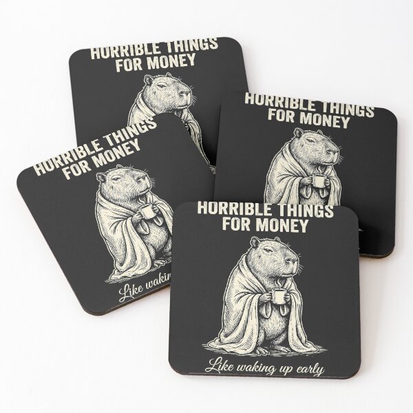 Item preview, Capybara Work Meme Coffee designed and sold by AdyKurniawan.