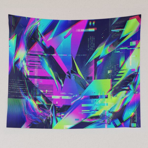 Item preview, Cyber Glitch Abstract designed and sold by akkhakan.