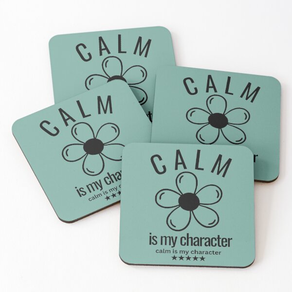 Item preview, Calm Is My Character | Minimal Flower Line Art Introvert Aesthetic designed and sold by YasirHamidDesigns .