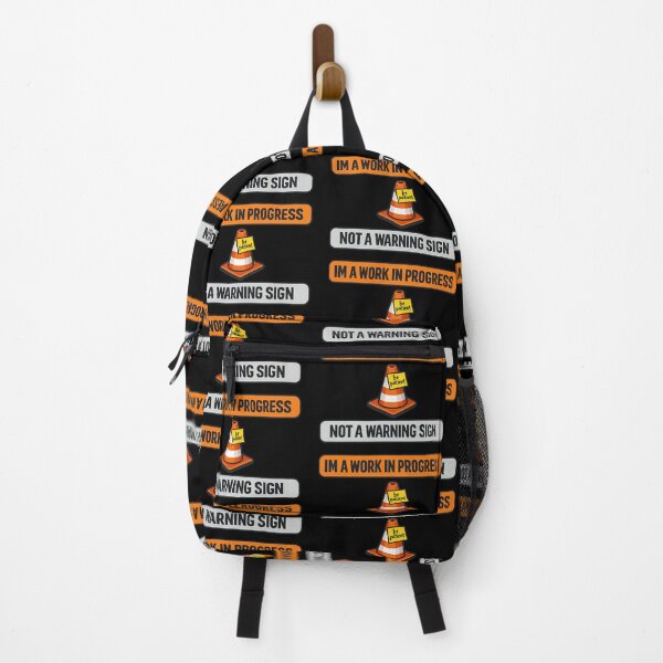 Item preview, Im A Work In Progress Not A Warning Sign Funny Design designed and sold by TeeTimeTreasure.