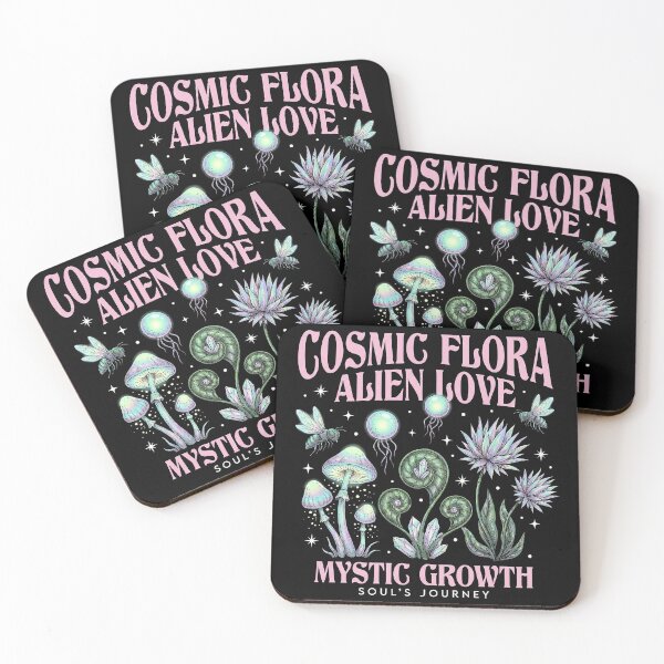 Item preview, Cosmic Flora Alien Love Mystic Growth Glowing Garden designed and sold by zzz888.