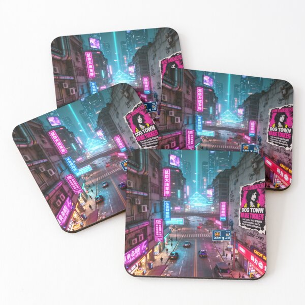 Item preview, Cyberpunk street to pyramid designed and sold by aykiradesigns.
