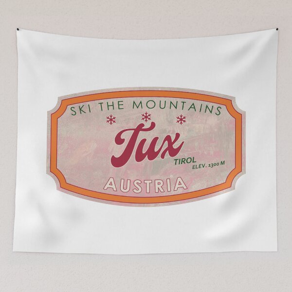Item preview, Tux, Austria, Tirol, Ski, textured skiing badge designed and sold by Wanderful-roads.