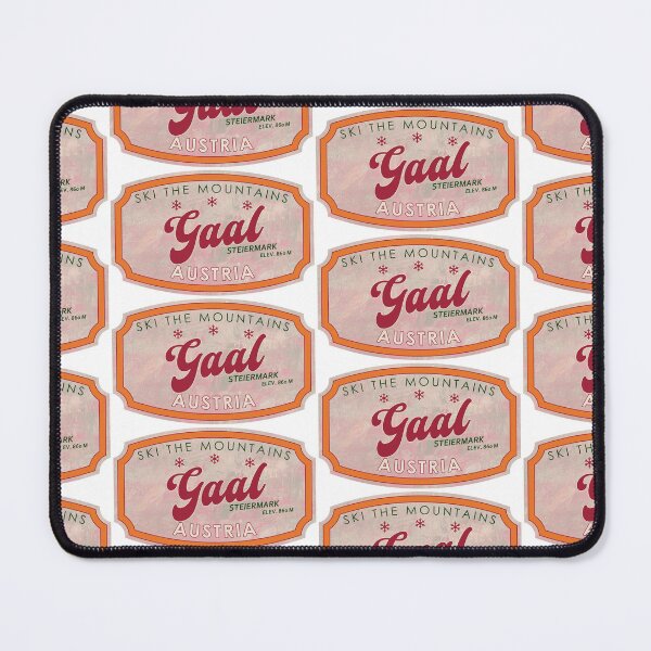 Item preview, Gaal, Austria, Steiermark, Hessen, Ski, textured skiing badge designed and sold by Wanderful-roads.