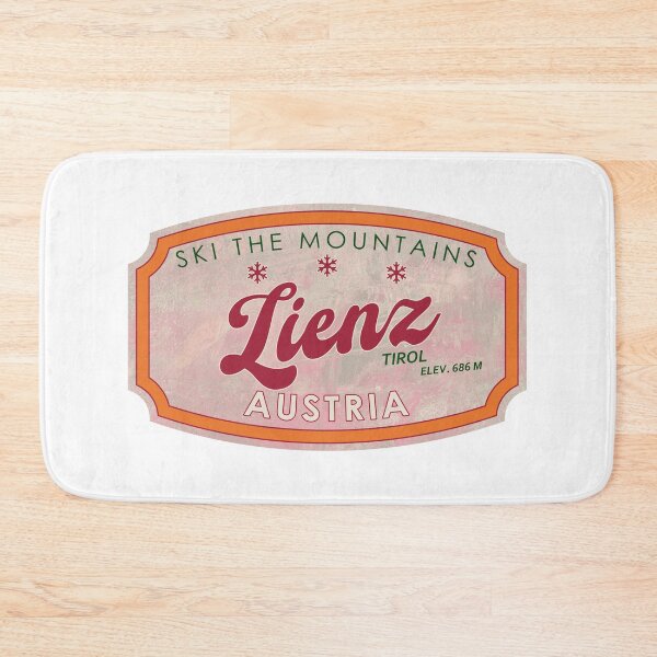 Item preview, Lienz, Austria, Tirol, Ski, textured skiing badge designed and sold by Wanderful-roads.
