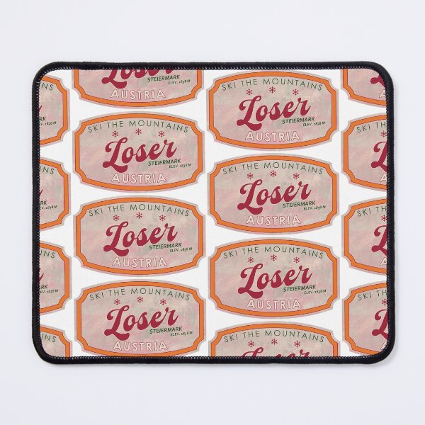 Item preview, Loser, Austria, Steiermark, Ski, textured skiing badge designed and sold by Wanderful-roads.