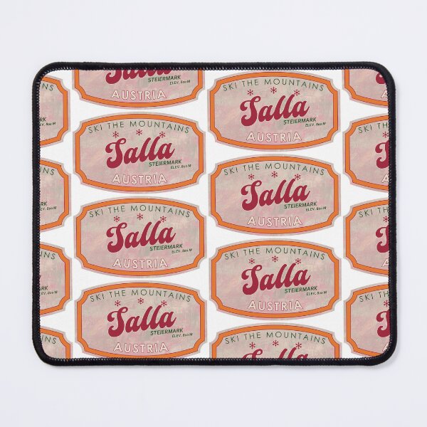 Item preview, Salla, Austria, Steiermark, Ski, textured skiing badge designed and sold by Wanderful-roads.