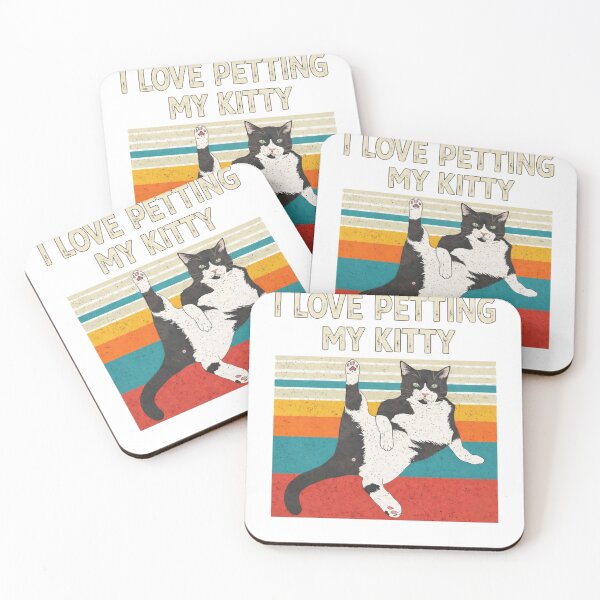 Item preview, I love petting my kitty designed and sold by Pixel-And-Potion.