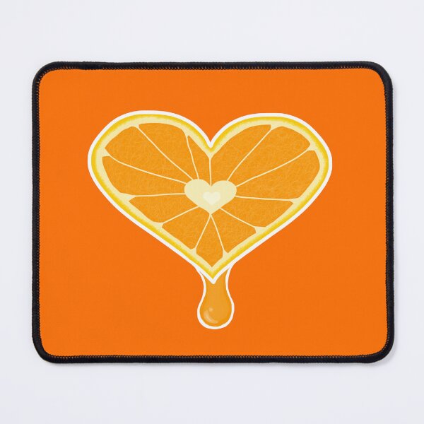 Item preview, Juicy orange heart designed and sold by Pandaerable.