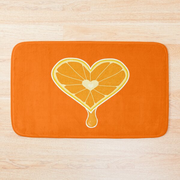 Item preview, Juicy orange heart designed and sold by Pandaerable.