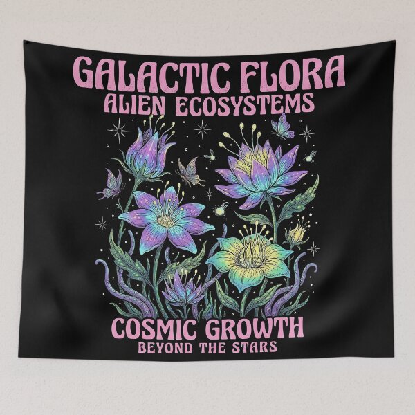 Item preview, Galactic Flora Alien Ecosystems Neon Botanical designed and sold by zzz888.