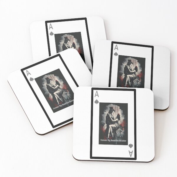 Item preview, My Beautiful Monster - Gothic Valentine Gift designed and sold by ArtbyClarkie.