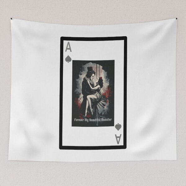 Item preview, My Beautiful Monster - Gothic Valentine Gift designed and sold by ArtbyClarkie.