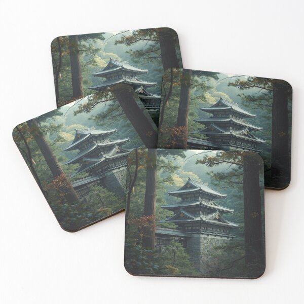 Item preview, Hidden Japanese Castle Deep in a Misty Forest designed and sold by Element Horizon Studio.