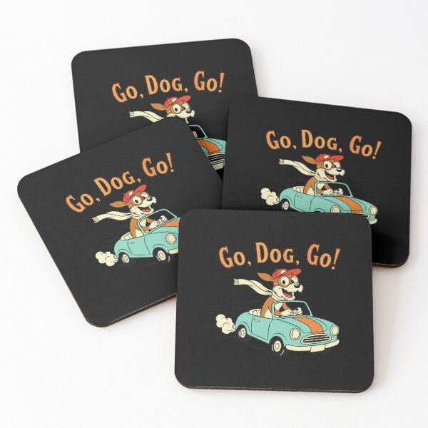 Item preview, Go Dog Go Retro Driving Dog  designed and sold by Nogameee142x.