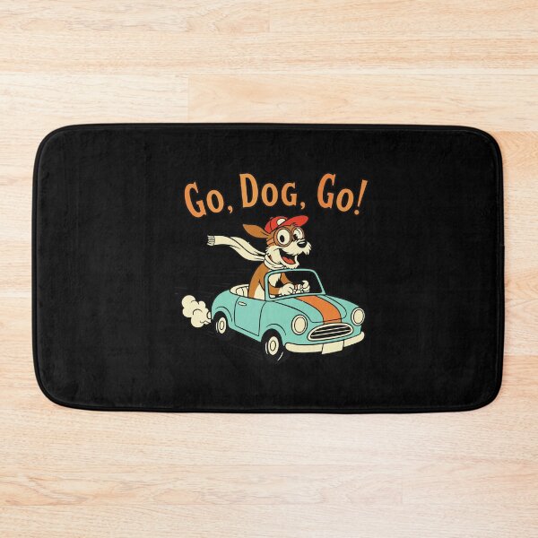 Item preview, Go Dog Go Retro Driving Dog  designed and sold by Nogameee142x.