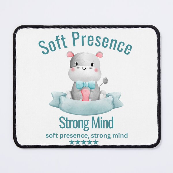 Item preview, Soft Presence, Strong Mind – Calm Strength Introvert Illustration designed and sold by YasirHamidDesigns .