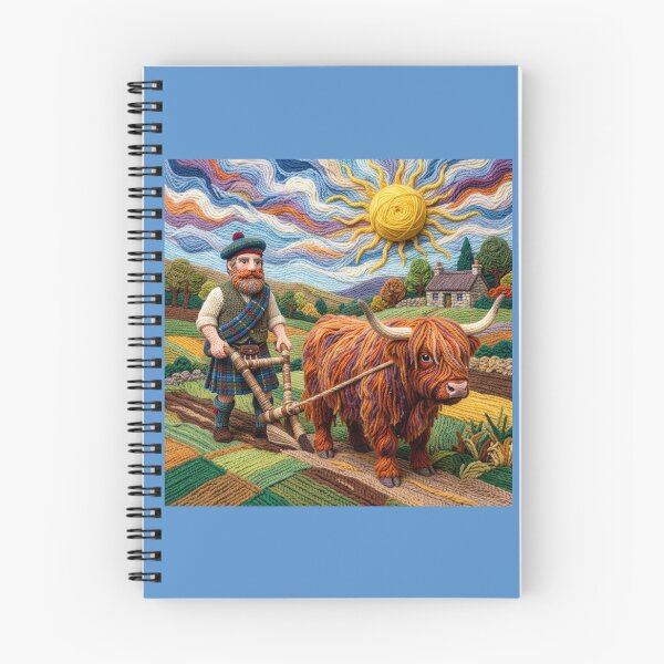 Item preview, Scottish Yarn Farmer Ploughs His Field, Circa 1792 designed and sold by Tridentulus.