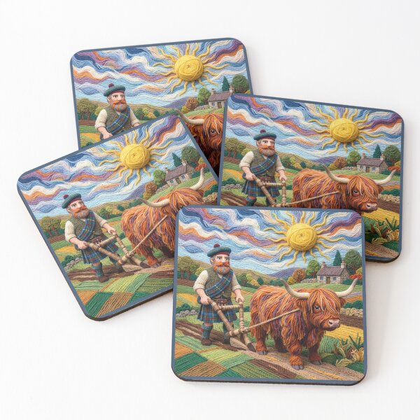 Item preview, Scottish Yarn Farmer Ploughs His Field, Circa 1792 designed and sold by Tridentulus.