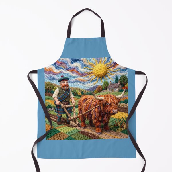 Item preview, Scottish Yarn Farmer Ploughs His Field, Circa 1792 designed and sold by Tridentulus.