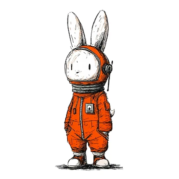 Artwork thumbnail, Astro Rabbit by Sector 99