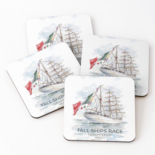 Item preview,  CUAUHTÉMOC, Mexican Sail Training Ship with text designed and sold by clausbjoern.