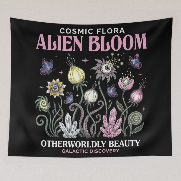 Item preview, Alien Bloom Cosmic Flora Galaxy Crystals designed and sold by zzz888.