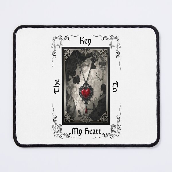 Item preview, The Key To My Heart - Gothic Valentine Gift designed and sold by ArtbyClarkie.