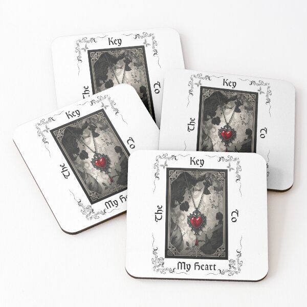 Item preview, The Key To My Heart - Gothic Valentine Gift designed and sold by ArtbyClarkie.