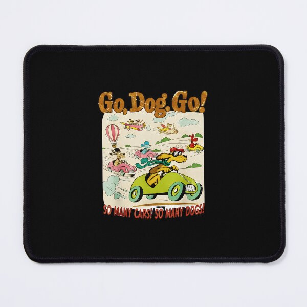 Item preview, Go Dog Go Whimsical Adventure Racing Dogs Illustration  designed and sold by Nogameee142x.