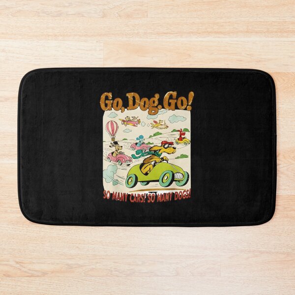 Item preview, Go Dog Go Whimsical Adventure Racing Dogs Illustration  designed and sold by Nogameee142x.