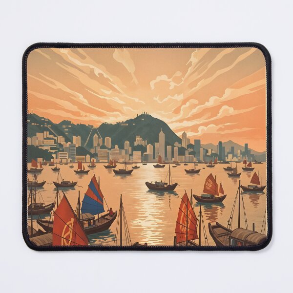Item preview, Hong Kong Sunse Travel poster designed and sold by Robert Lacy.