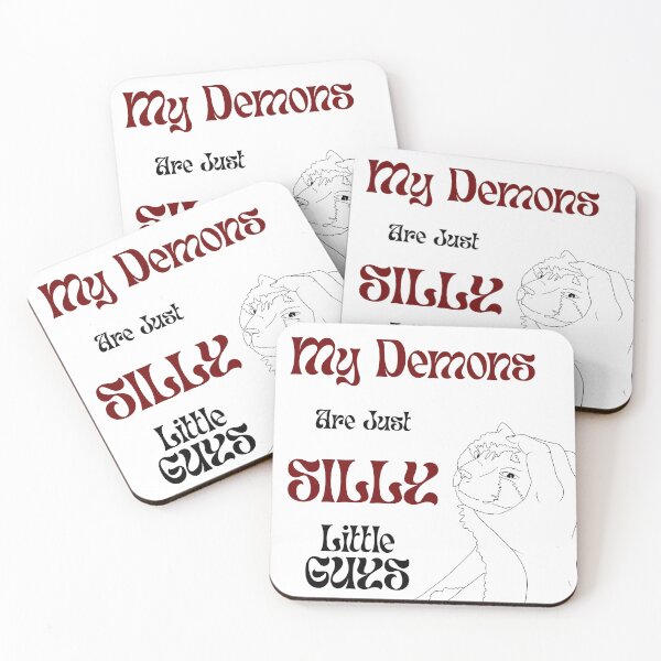Item preview, My Demons Are Just Silly Little Guys designed and sold by Rain Designs.