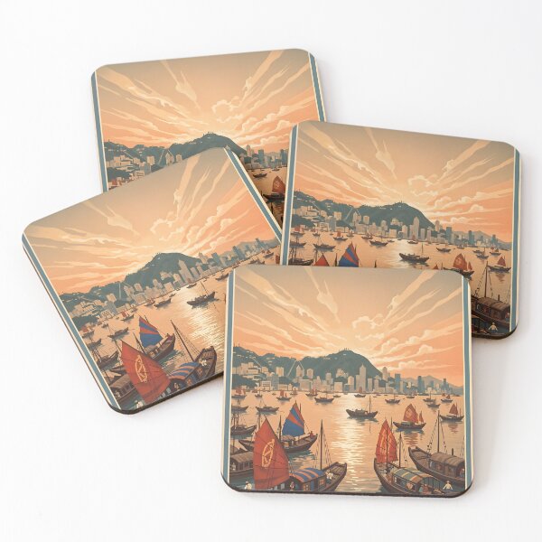 Item preview, Hong Kong Sunse Travel poster designed and sold by Robert Lacy.
