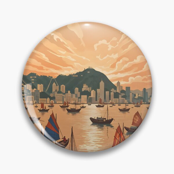 Artikelvorschau, Hongkong-Sonnenreiseplakat entworfen und verkauft von Robert Lacy.