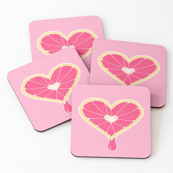 Item preview, Juicy Grapefruit Heart designed and sold by Pandaerable.