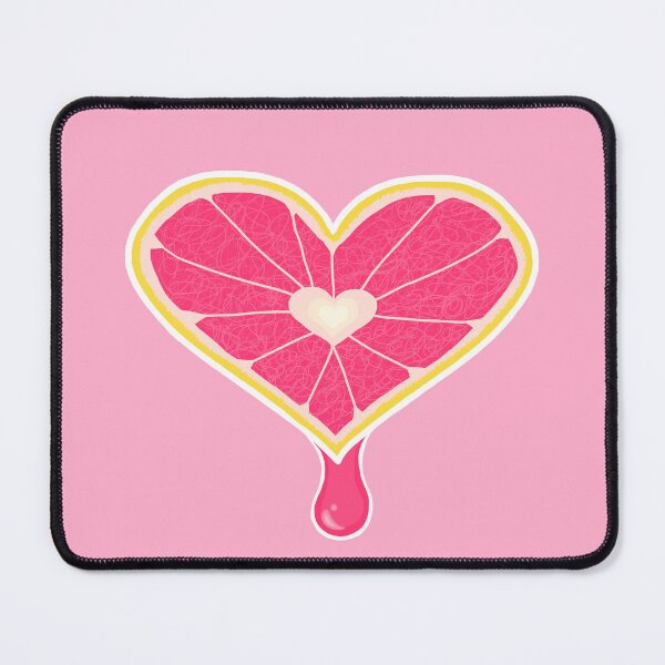 Item preview, Juicy Grapefruit Heart designed and sold by Pandaerable.