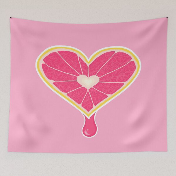Item preview, Juicy Grapefruit Heart designed and sold by Pandaerable.