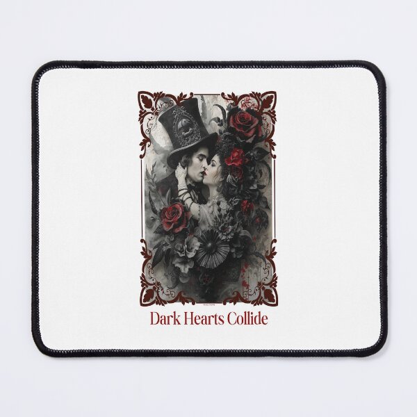 Item preview, Dark Hearts Collide - Gothic Valentine Gift designed and sold by ArtbyClarkie.