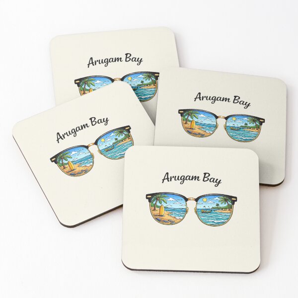 Item preview, Sri Lanka Beach Vibes Sunglasses Illustration | Tropical Surf Travel Art designed and sold by HUIEN JAN.