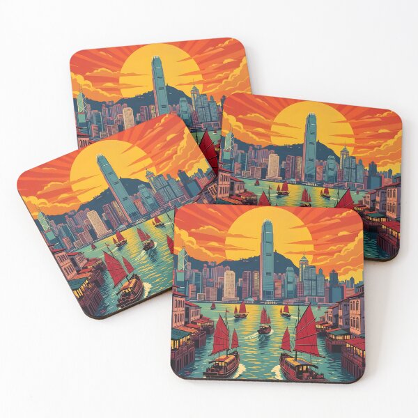 Item preview, Travel poster of Hong Kong designed and sold by Robert Lacy.
