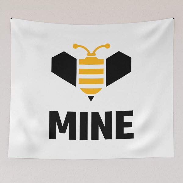 Item preview, Bee Mine Funny Valentines Day Quote designed and sold by Artycom.