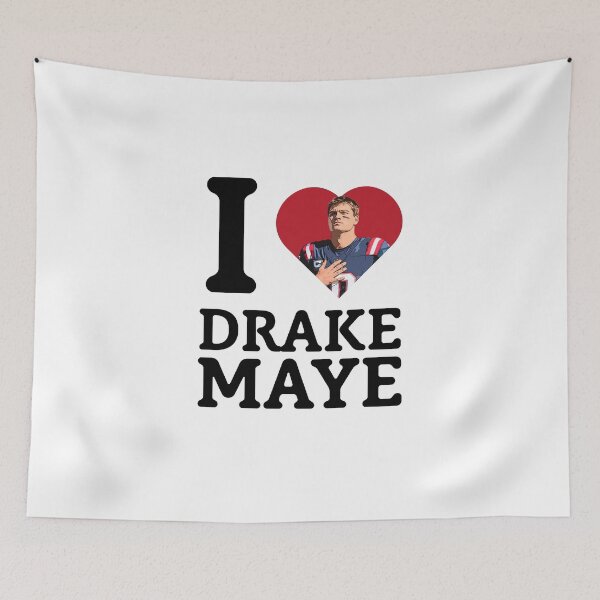 Item preview, I Love Drake Maye Heart designed and sold by Elenafatulla.